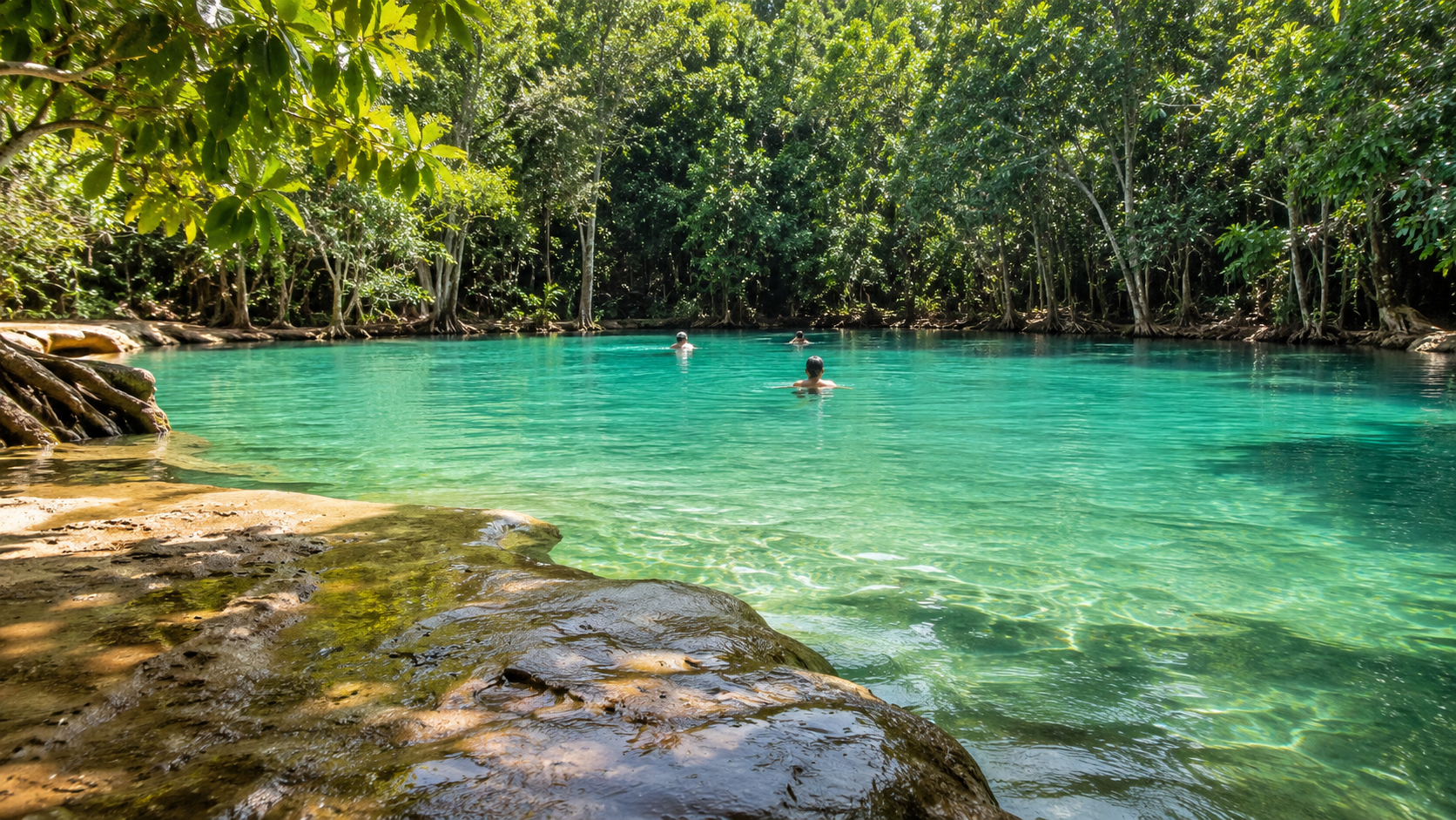 Горячие термальные источники Клонг Том (Khlong Thom).